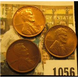 1056 _ 1912 D VF, 40 P Red BU, & 40 D Red BU Lincoln Cents.