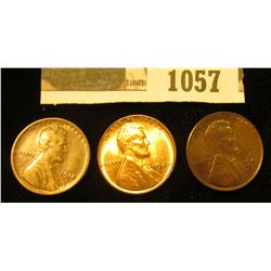 1057 _ 1912 D Fine, 40 P Red BU, & 40 D Red BU Lincoln Cents.