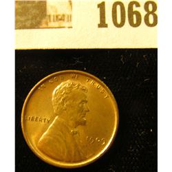 1068 _ 1909 P VDB Lincoln Cent, Red-Brown Uncirculated.