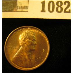 1082 _ 1909 P VDB Lincoln Cent, Red-Brown Uncirculated.