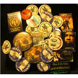 1085 _ (25) Old Pin-backs, several Movie related.