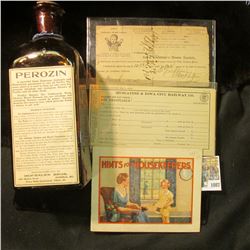 1087 _ "Lubin's Pharmacy Cor. Clinton and College Sts. Iowa City, Iowa Hints for Housekeepers" Bookl