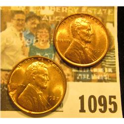 1095 _ 1937 P Red BU & a second one with what appears to be a mint error on the left field and edge,