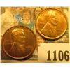 Image 1 : 1106 _ Pair of 1934 D Lincoln Cents, both red-brown to Brilliant Red Uncirculated.