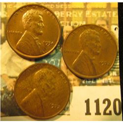 1120 _ Pair of 1932 P AU & 34 D Brown BU Lincoln Cents.