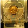 Image 1 : 1129 _ 1942 D Lincoln Cent, PCGS slabbed MS65RD