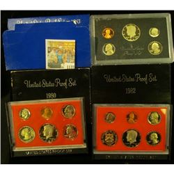 1137 _ 1980 S, 82 S, & 83 S U.S. Proof Sets. Original as issued.