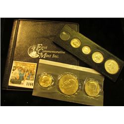 1144 _ 2005 P "Satin Finish Coin Collection" Cent to Dollar in special holder issued by "Fist Commem