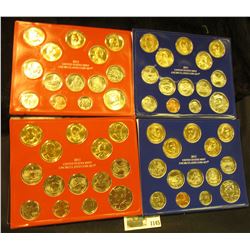 1145 _ 2011 & 2012 U.S. Philadelphia & Denver Uncirculated Coin Sets in original Government issued h