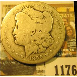 1176 _ 1890 CC U.S. Morgan Silver Dollar.