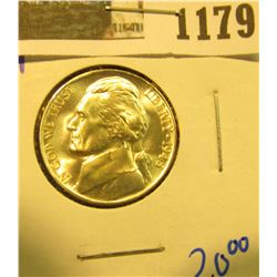 1179 _ 1945 P Blazing Beauty World War II Silver Jefferson Nickel.