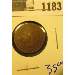 1183 _ 1875 U.S. Indian Head Cent.