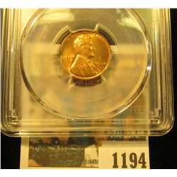 1194 _ 1938 D Lincoln Cent, PCGS slabbed MS65RD