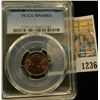 Image 1 : 1236 _ 1947 D Lincoln Cent, PCGS slabbed MS65RD.