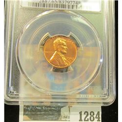 1284 _ 1963 D Lincoln Cent, PCGS slabbed MS65RD.