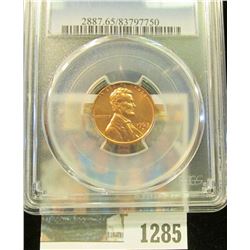 1285 _ 1963 D Lincoln Cent, PCGS slabbed MS65RD.