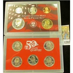 1292 _ 2000 S U.S. Silver Proof Set. Original as issued.