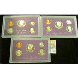1304 _ 1984S, 92S, & 93S U.S. Proof Sets. Original as issued.