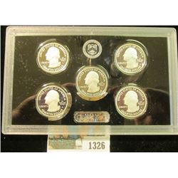 1326 _ 2015 S U.S. Silver America the Beautiful Proof Quarter Set, original as issued. (5 pcs.).