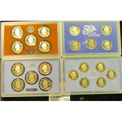 1328 _ 2000 S Proof State Quarters Set; 2009 S U.S. Trust Territories Proof Quarter Set; 2010 S Nati