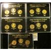 Image 1 : 1338 _ "Sacagawea Dollar 2000-2001-2002-2003-2004" Five-cased sets each containing P, D, S coins, al