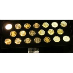 1340 _ "2007 Presidential Dollars: Philadelphia, Denver, Proof, and Satin Finish" All encapsulated a