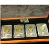 Image 2 : 1344 _ First Commemorative Mint Hard Wood Cased Set of slabbed Presidential Dollars. Includes 2007 S