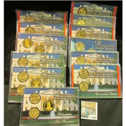 1345 _ 12-case Set  Presidential Dollar Series  Contains thirty different Dollar coins. Includes (5)