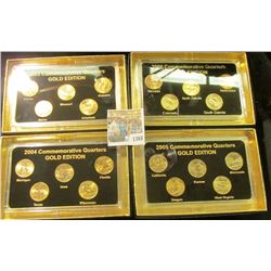 1368 _ 2003, 2004, 2005, & 2006"Commemorative Quarters Gold Edition" Five-piece Statehood Quarter Se