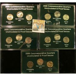 1372 _ 2006 States Commemorative Quarters Boxed Set. Nevada, Nebraska, Colorado, North & South Dakot