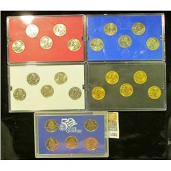 1381 _ 2002 Denver Edition, Philadelphia Edition, San Francisco Mint Clad Proof Set, Platinum Editio