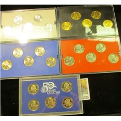 1385 _ 2003 Denver Edition, Philadelphia Edition, San Francisco Mint Clad Proof Set, Platinum Editio