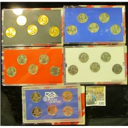 1387 _ 2004 Denver Edition, Philadelphia Edition, San Francisco Mint Clad Proof Set, Platinum Editio