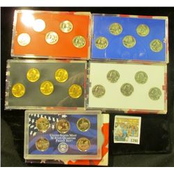 1390 _ 2004 Denver Edition, Philadelphia Edition, San Francisco Mint Clad Proof Set, Platinum Editio