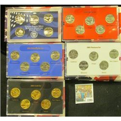 1393 _ 2005 Denver Edition, Philadelphia Edition, Platinum Edition, & Gold Edition State Quarter Col