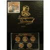 Image 1 : 1404 _ "Sacagawea Dollar 2005" Five dollars encased in a holder and stored in a box.The set containi