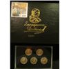 Image 2 : 1404 _ "Sacagawea Dollar 2005" Five dollars encased in a holder and stored in a box.The set containi
