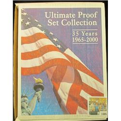 1405 _ "Ultimate Proof Set Collection 35 Years 1965-2000" all stored in a special box with descripti