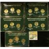 Image 1 : 1410 _ 2005 Proof & Uncirculated  P, D, & S Statehood Quarters in five cases and stored in a box.