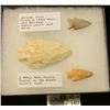 Image 2 : 1421 _ "Snider Point Found at Table Rock-Lake Red Rock Marion County Iowa", & "2 Small Bird Points F