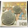 Image 3 : 1438 _ Pair of Brazil Coins in a special case; "Sample Ice Co. Ice Coupons" for a total of 200 pound