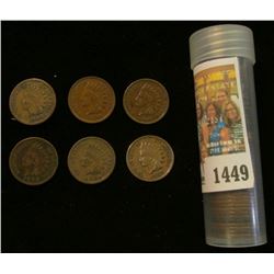 1449 _ (50) Old Indian Head Cents, no culls, many have Full Liberty. Good to VF+.
