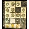 Image 2 : 1451 _ 20-pocket plastic page containing 13 various Sports related pins, or pinbacks.
