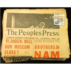 1460 _ (39) different issues of "The Peoples Press Street Corner Publishing Co. Ft. Dodge, Iowa" New