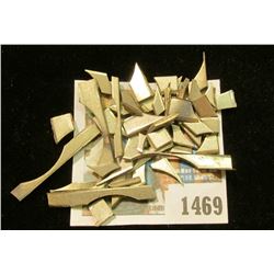 1469 _ A group of U.S. Mint edge planchet clippings, which escaped the mint.