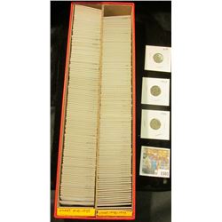 1505 _ Red 14" Double Row Stock Box 90% full of carded, ready for Flea Market 1942-43 World War II e