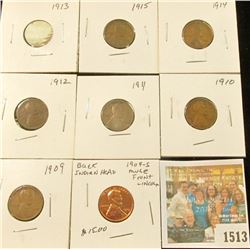 1513 _ Weird 1909 S Mule/Copy Lincoln/Indian Head Cent, Proof appearance and stamped "Copy"; 1909P (