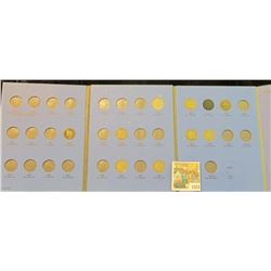 1525 _ 1889-1911 Partial Set of Liberty Nickels in a blue Whitman folder. (10 pcs.).
