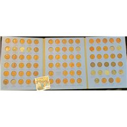 1531 _ 1941-64 Nearly Complete Set of Lincoln Head Cents in a blue Whitman folder. Also includes som