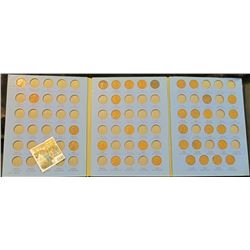 1532 _ 1909 P VDB (VF)-40S Partial Set of Lincoln Head Cents in a blue Whitman folder.